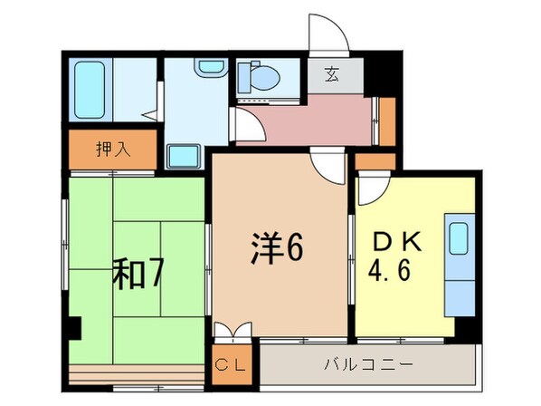 ドエル　ファミールの物件間取画像